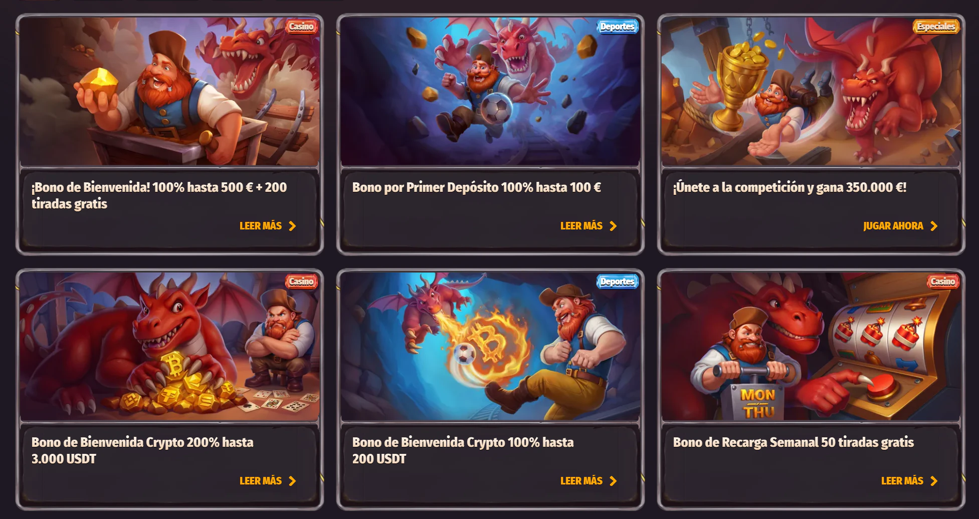 Promociones semanales y cashback